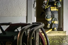 Feuerwehr Bochum: FW-BO: Wohnungsbrand im Ehrenfeld - Eine verletzte Person