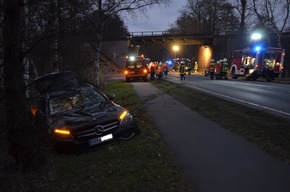 POL-STD: 40-jähriger Autofahrer bei Verkehrsunfall auf der Bundesstraße 73 an der Kreisgrenze tödlich verletzt