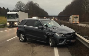 Polizeiinspektion Delmenhorst / Oldenburg - Land / Wesermarsch: POL-DEL: Autobahnpolizei Ahlhorn: Verkehrsunfall auf der Autobahhn 1 im Bereich der Gemeinde Harpstedt