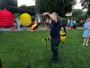 FW Weinheim: Weinheimer Feuerwehr im Einsatz bei der Nacht der 1000 Lichter