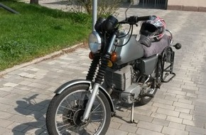 Landespolizeiinspektion Erfurt: LPI-EF: Motorrad und Gartengeräte gestohlen