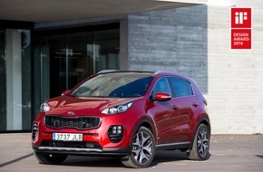 Kia Deutschland GmbH: Begehrte Designpreise für Kia Sportage und Kia Optima