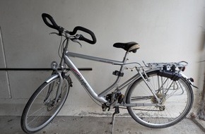 Polizeiinspektion Cuxhaven: POL-CUX: Loxstedt-Hahnenknoop - Sichergestelltes Fahrrad - Eigentümer/in gesucht (Foto im Anhang)