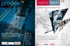 Messe-Duo PRODEX/SWISSTECH: PRODEX et SWISSTECH - la plateforme la plus importante pour l'industrie MEM