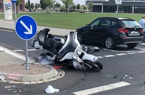Polizei Aachen: POL-AC: Unfall auf der Konrad-Adenauer-Allee - Motorradfahrer schwer verletzt