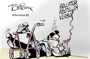 Bundesgeschäftsstelle Landesbausparkassen (LBS): Rollator-Parkplatz / Mieterin durfte Gehhilfe neben der Haustür abstellen