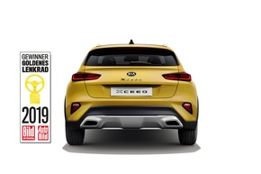 "Goldenes Lenkrad" für Kia XCeed - Neuer Crossover als "Bestes Auto unter 35.000 Euro" ausgezeichnet