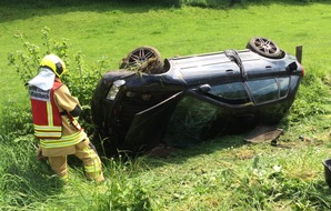 Feuerwehr Stolberg: FW-Stolberg: Schwerer Verkehrsunfall auf der Kurt-Schumacher-Straße (L 12) zwischen Vicht und Mausbach