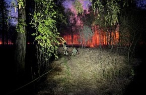 Kreisfeuerwehrverband Segeberg: FW-SE: Einsatzkr&auml;fte bei gr&ouml;&szlig;erem Wald- und Moorbrand gefordert