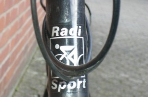 Polizei Düren: POL-DN: 06101104	Fahrradbesitzer gesucht
