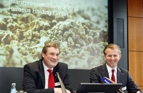 Heraeus Holding GmbH: Bilanzpressekonferenz: Heraeus erreicht positives Ergebnis in 2009 und startet rasant in 2010
