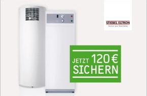 STIEBEL ELTRON: Einstieg in die Spar-Technik noch attraktiver: 120 Euro für neue Warmwasser-Wärmepumpen-Nutzer (mit Bild)