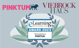 PINKTUM: Integriertes E-Learning Konzept der Viebrockhaus AG und PINKTUM  mit eLearning AWARD 2023 ausgezeichnet
