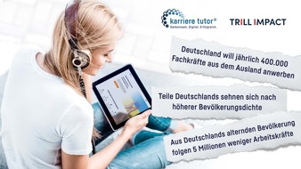 karriere tutor GmbH: Flüchtlingskrise als Chance im Kampf gegen Fachkräftemangel und sinkende Erwerbstätigkeit - Marktführer für digitale Bildung karriere tutor® will Beitrag leisten