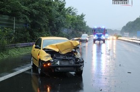 Feuerwehr Iserlohn: FW-MK: Verkehrsunfall auf der Autobahn 46