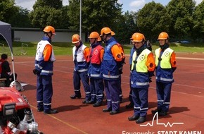 Freiwillige Feuerwehr Kamen: FW Kamen: Leistungswettkämpfe der Jugendfeuerwehr NRW in Kamen durchgeführt.