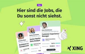 New Work SE: Innovatives KI-Tool zeigt Job-Chancen von morgen auf: Jobs-Netzwerk XING denkt Karriereplanung neu und macht verdeckten Stellenmarkt sichtbar