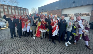 Kreispolizeibehörde Euskirchen: POL-EU: Besuch des Euskirchener Dreigestirns - Karneval feiern, aber sicher