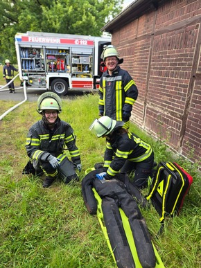 FW-WRN: Feuerwehren Werne und Ascheberg proben den Ernstfall - Gelungene Gemeinschaftsübung an der Gemeindegrenze