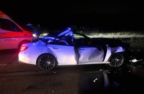 Polizeiinspektion Delmenhorst / Oldenburg - Land / Wesermarsch: POL-DEL: Autobahnpolizei Ahlhorn: Schwerer Verkehrsunfall auf der Autobahn 29 in Gro&szlig;enkneten