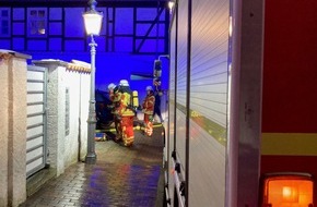 Feuerwehr Minden: FW Minden: Küchenbrand in der Innenstadt