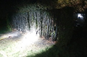 Freiwillige Feuerwehr Lage: FW Lage: Feuer 2 - Heckenbrand - 05.04.25 - 22:30 Uhr