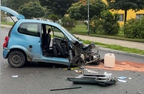 Landespolizeiinspektion Jena: LPI-J: Frontalcrash mit Schwerverletzter in Bad Klosterlausnitz