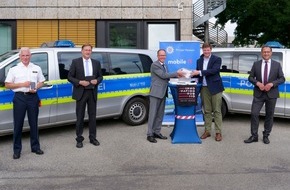 Polizeipräsidium Mittelhessen - Pressestelle Marburg-Biedenkopf: POL-MR: Schnell. Sicher. Smart: Mobile IT für Polizeistation in Marburg - Im Rahmen einer Ausstattungsoffensive erhält die Polizeistation Marburg 86 Smartphones und Tablets