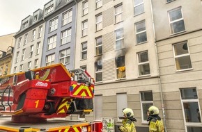 Feuerwehr Dresden: FW Dresden: Wohnungsbrand fordert einen Verletzten