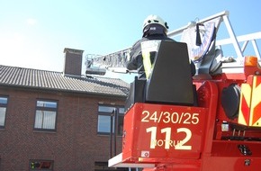 Polizeiinspektion Cuxhaven: POL-CUX: Gemeinsame Brandschutzübung von Feuerwehr und Polizei