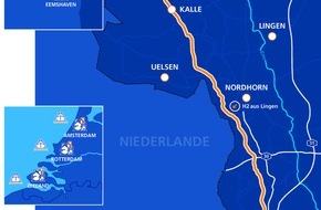 Thyssengas GmbH: Wasserstoff Infrastruktur / Thyssengas erwirbt RWE-Erdgasleitung für Wasserstoff-Transport an der deutsch-niederländischen Grenze