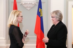 Fürstentum Liechtenstein: ikr: Norwegische Europaministerin zu Besuch in Vaduz