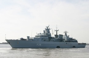 Presse- und Informationszentrum Marine: Deutsche Marine: Pressemeldung / Pressetermin: Kommandowechsel auf der Fregatte "Schleswig-Holstein"