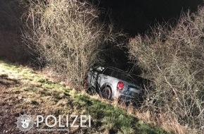 Polizeipräsidium Westpfalz: POL-PPWP: Unfall mit 2,45 Promille