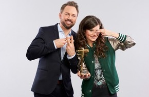 ZDFneo: Der "GOLDENE KAMERA Digital Award" in ZDFneo / Steven Gätjen und Joyce Ilg präsentieren die etwas andere Preisverleihung