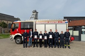Feuerwehr Dorsten: FW-Dorsten: Frischer Wind f&uuml;r die Feuerwehr Dorsten