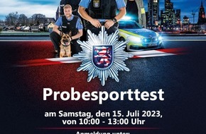 Polizei Korbach: POL-KB: Korbach - Polizei bietet am 15. Juli Probesporttest in Korbach an: Jetzt anmelden - Plätze sind begrenzt