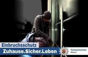 Polizeipräsidium Mainz: POL-PPMZ: Einbruchsdiebstahl in Bürogebäude