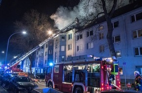 Feuerwehr Bochum: FW-BO: Dachstuhlbrand in der Innenstadt