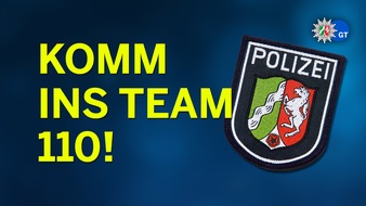 Polizei Gütersloh: POL-GT: Komm ins Team 110! - Polizei NRW Die Polizei Gütersloh wirbt für Nachwuchs