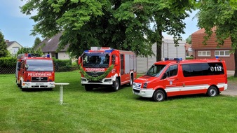 FW Helmstedt: Übergabe des neuen Löschgruppenfahrzeuges LF 10