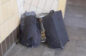 Bundespolizeiinspektion Magdeburg: BPOLI MD: Abgestelltes Gepäck sorgt für erneute Sperrung des Hauptbahnhofes Dessau