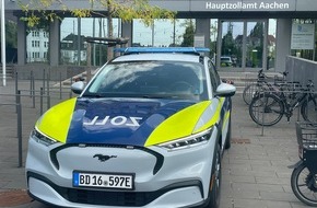 Hauptzollamt Aachen: HZA-AC: Aachener Zoll testet Elektro-Streifenwagen