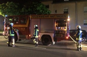 Feuerwehr Hattingen: FW-EN: Gemeldeter Wohnungsbrand - Aufmerksamer Nachbar verhindert Schlimmeres