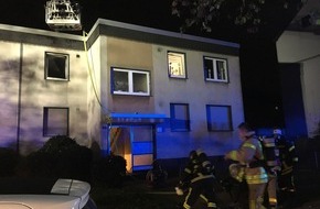 Feuerwehr Gladbeck: FW-GLA: Wohnungsbrand in Gladbeck: Bewohnerin gerettet!
