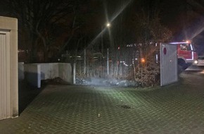 Polizei Mettmann: POL-ME: Mülltonnen in Brand gesetzt - die Polizei ermittelt - Hilden - 2012105