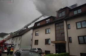 Feuerwehr Iserlohn: FW-MK: Kaminbrand griff auf Dachstuhl über