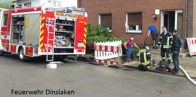 Feuerwehr Dinslaken: FW Dinslaken: Erneuter Einsatz aller Löschzüge der Feuerwehr Dinslaken aufgrund der Wetterlage