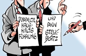 Bundesgeschäftsstelle Landesbausparkassen (LBS): Stellplatz gehört dazu / Steuerzahler durfte ihn zu doppelter Haushaltsführung zählen (FOTO)