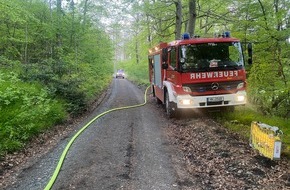 Feuerwehr Iserlohn: FW-MK: Zwei Brandstellen im Wald beschäftigen die Feuerwehr Iserlohn